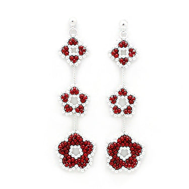 Aretes nomeolvides triples plata.